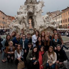 Students in the Florence Study Abroad program visit Rome