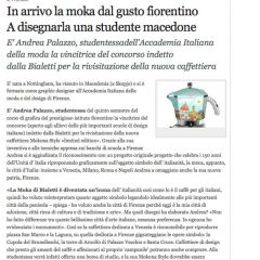 Andrea Palazzo Wins Bialetti national design contest 