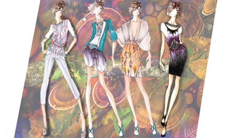 Accademia Italiana Rome’s students on the “Altaroma Alta Moda” catwalk