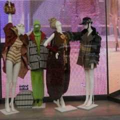 A showcase for LUISAVIAROMA. Four outfits and the video of the fashion show
