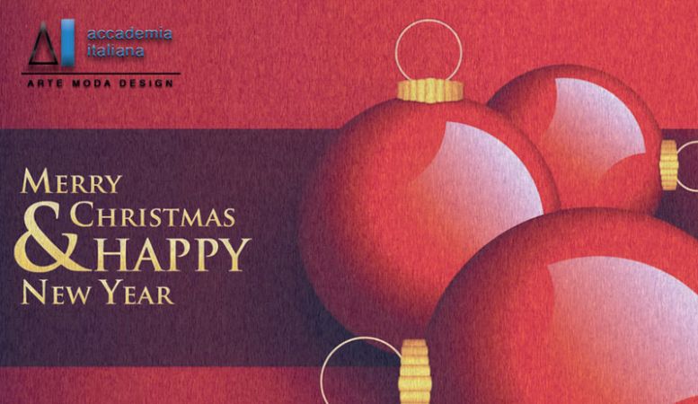 The students of the Accademia Italiana di Arte, Moda e Design in Florence and in Rome wish you Happy Holidays.