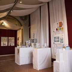 Vittorio Sgarbi inaugura la mostra 