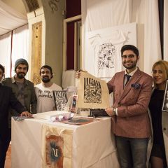 Vittorio Sgarbi inaugura la mostra 