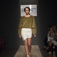 Design bursts onto the catwalk