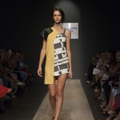 Design bursts onto the catwalk