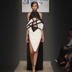 Design bursts onto the catwalk