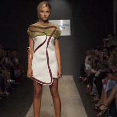 Design bursts onto the catwalk