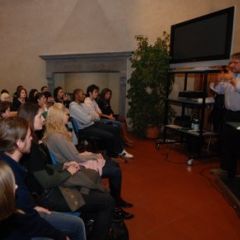 Encounter with Oliviero Toscani at the Accademia Italiana