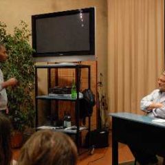 Encounter with Oliviero Toscani at the Accademia Italiana