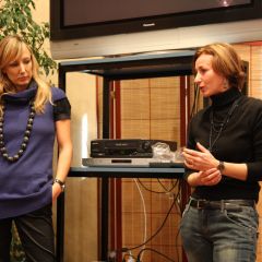 Accademia Italiana students present their projects to Swatch Italy executives