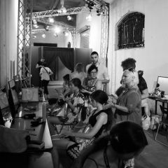 Design bursts onto the catwalk