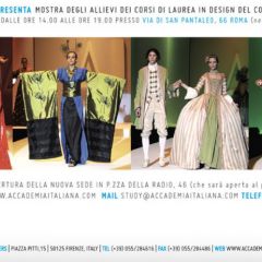 Costume Design and Set Design exhibit in Rome