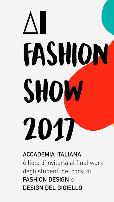 Accademia Italiana 2017 fashion show