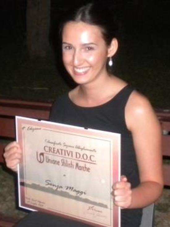 Fashion design student takes first place in international design contest â€œCreativi DOCâ€