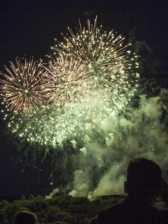 Fireworks over Florence