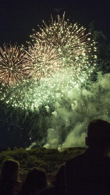 Fireworks over Florence