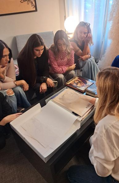Accademia Italiana visita l’archivio Balestra